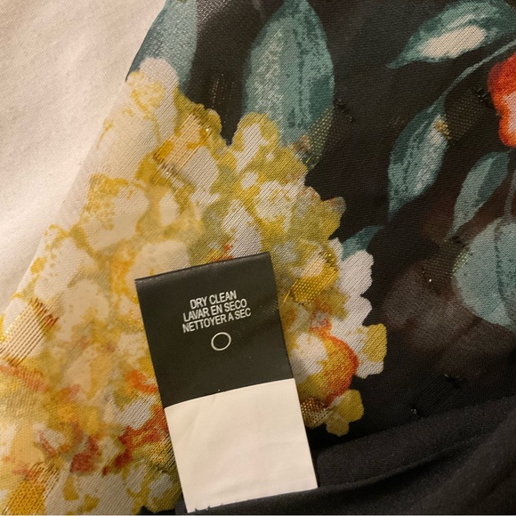 Tahari ASL Fit and Flare Long Sleeved Midi Dress size 12 - Picture 10 of 14